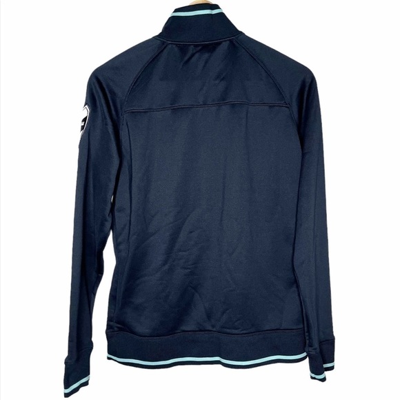 Nike Womens Fit Dry NY navy blue track jacket Sz M - Picture 2 of 6